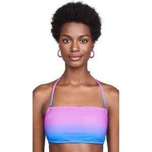 PilyQ Swim Ombre Bikini Top Purple Multi